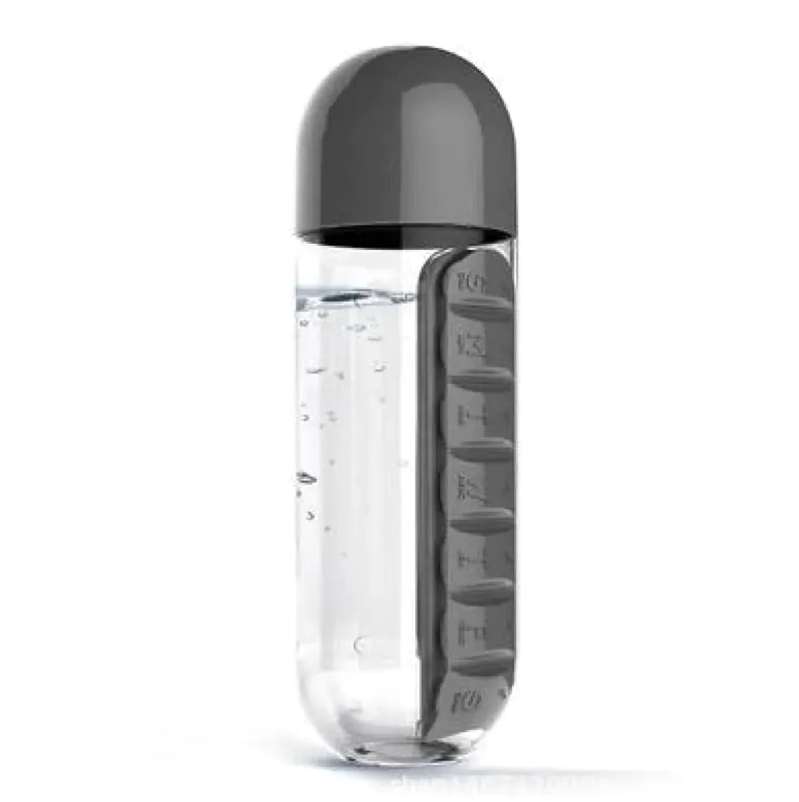 Dual Pill Bottle & Hydration Cup - 600ml