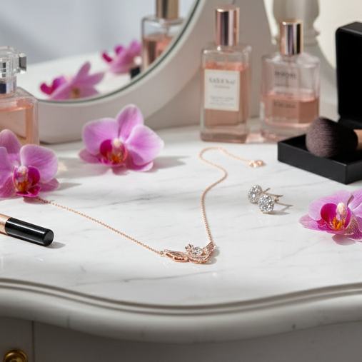 Seraphic Charm Necklace – Elegant Minimalist Jewelry for Her