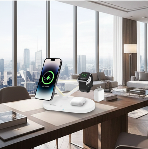 MAGNIPOWER 5-in-1 Multi-Device Charging Hub with Night Light