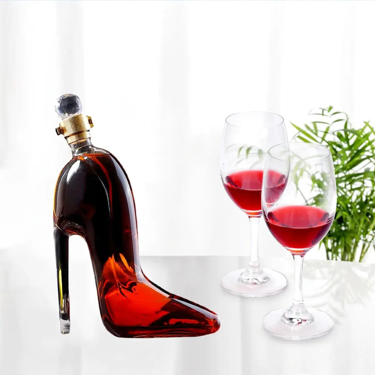 High Heel Whiskey Carafe