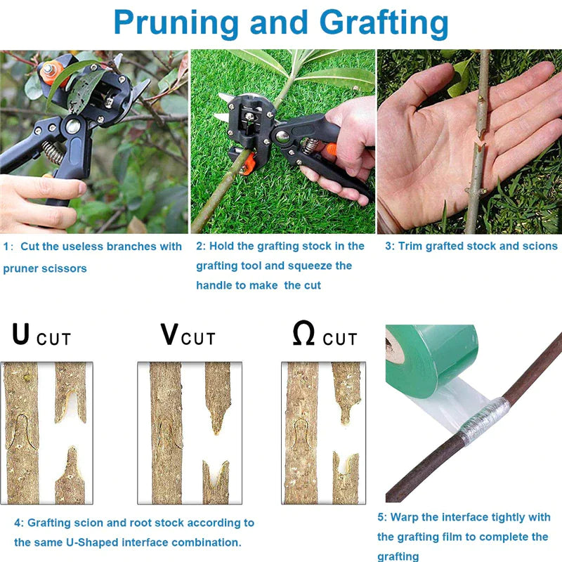 Garden Tree Pruner & Grafting Tool Kit