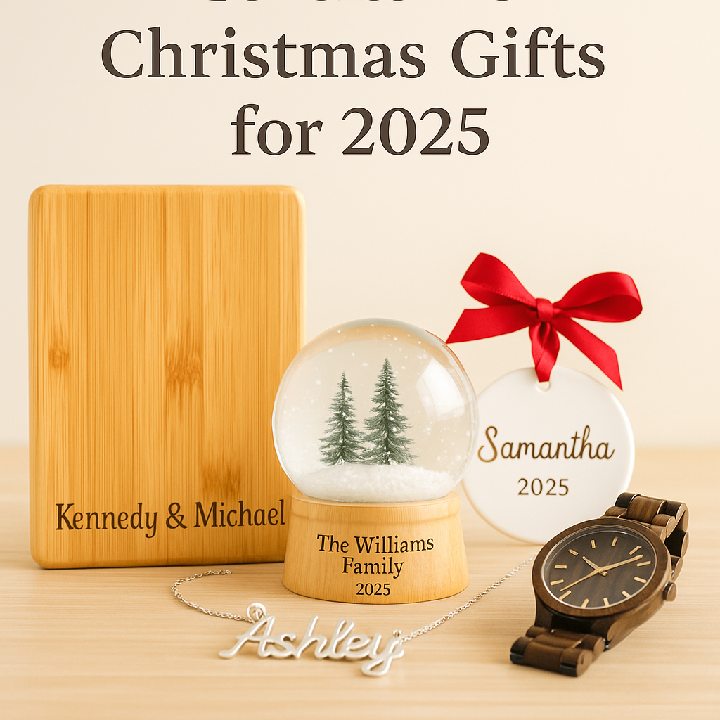 🎄 Top Personalized Christmas Gifts for 2025 (UniqSnaz Edition)