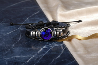 Astro Charm Braided Bracelet Unisex