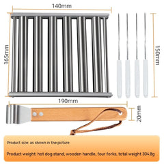 Detachable Steel Sausage Grill Rack