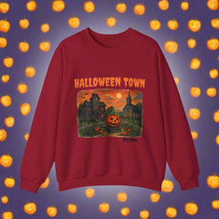 Cozy Halloween Town Unisex Sweatshirt – Spooky Fall Fashion