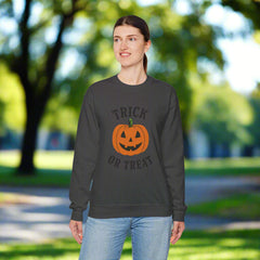 “Halloween Trick-Or-Treat Sweatshirt | Cozy Unisex Crewneck”