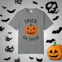“Halloween Trick-Or-Treat T-Shirt | Pumpkin Graphic Unisex Tee”
