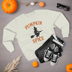 “Pumpkin Spice Sweatshirt | Cozy Fall Unisex Crewneck Halloween Outfit”