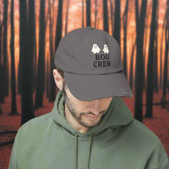 Boo Crew Distressed Cap – Halloween Ghost Hat