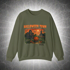 Cozy Halloween Town Unisex Sweatshirt – Spooky Fall Fashion