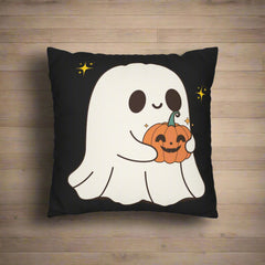 Cute Ghost Pumpkin Pillowcase – Halloween Home Décor Accent