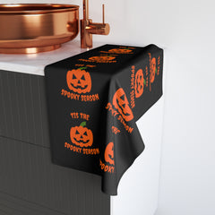🎃 Spooky Season Pumpkin Hand Towel – Halloween Kitchen Decor