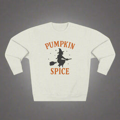 “Pumpkin Spice Sweatshirt | Cozy Fall Unisex Crewneck Halloween Outfit”