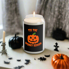 Spooky-Season Halloween Soy Candle – Fall Scented Decor