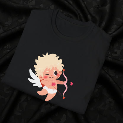 Cupid Made Me Do It T-Shirt – Funny Valentine Cupid Graphic Tee