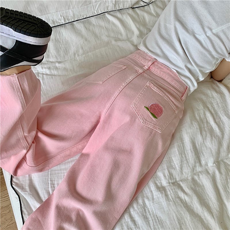 Chic High Waist Wide Leg Jeans