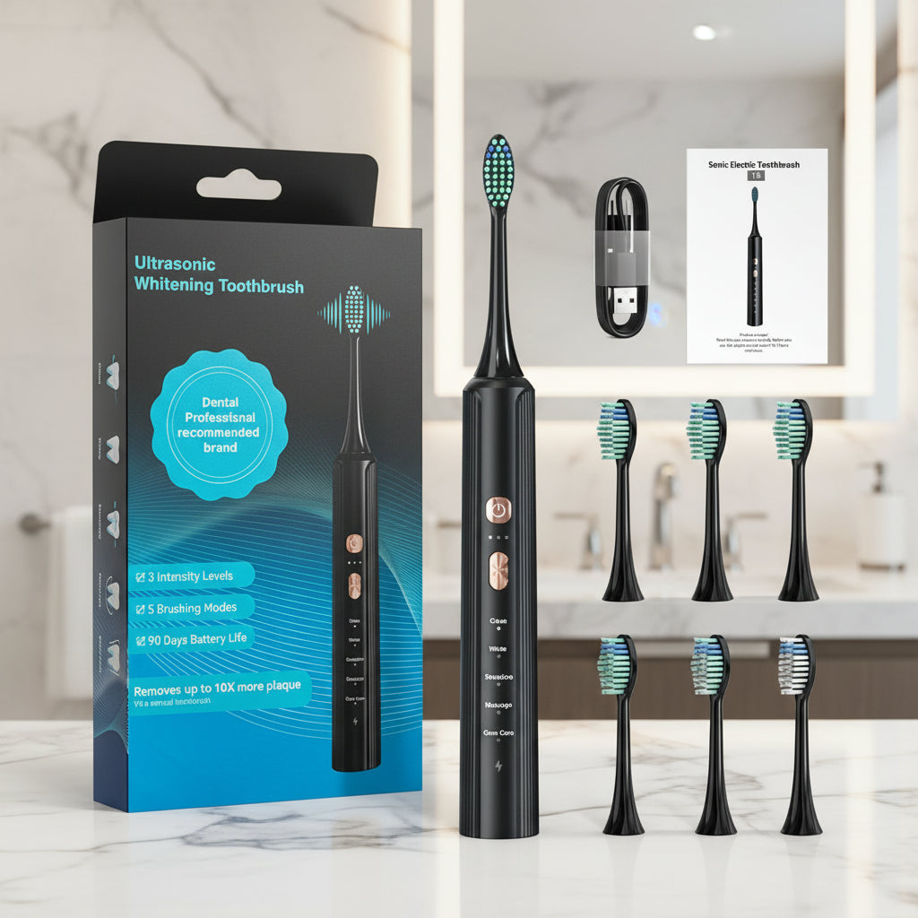 Portable Electric Travel Toothbrush – Compact, Lightweight & Long Battery Life
