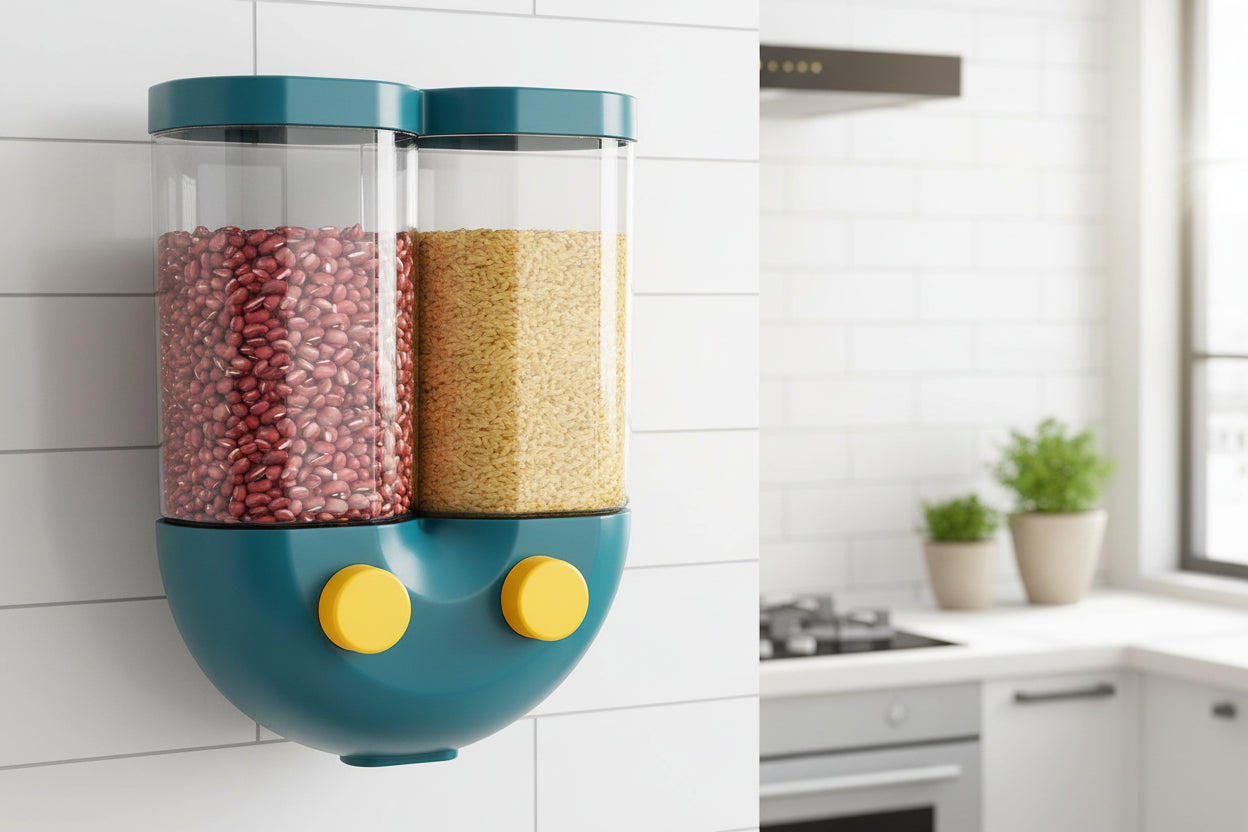 Kitchen Wall-Mounted Grain Keeper