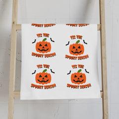 🎃 Spooky Season Pumpkin Hand Towel – Halloween Kitchen Decor