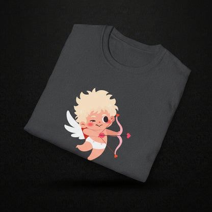 Cupid Made Me Do It T-Shirt – Funny Valentine Cupid Graphic Tee