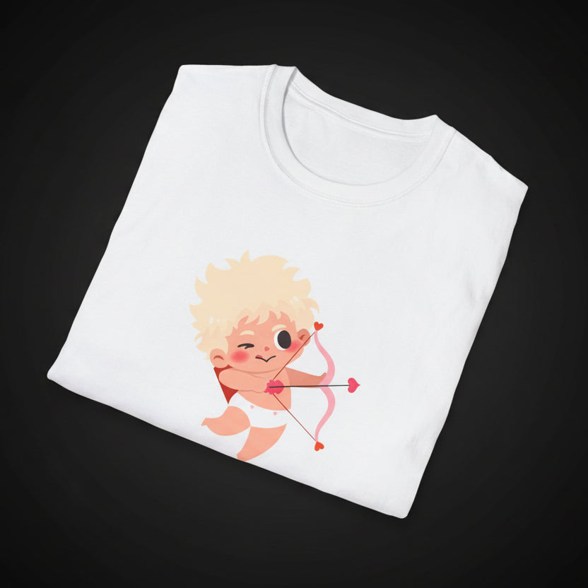 Cupid Made Me Do It T-Shirt – Funny Valentine Cupid Graphic Tee