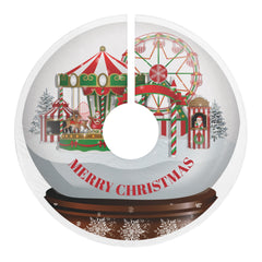 Christmas Wonderland Tree Skirt, Holiday Decor, Merry Christmas Design, Festive Home Decorations, Xmas Gift