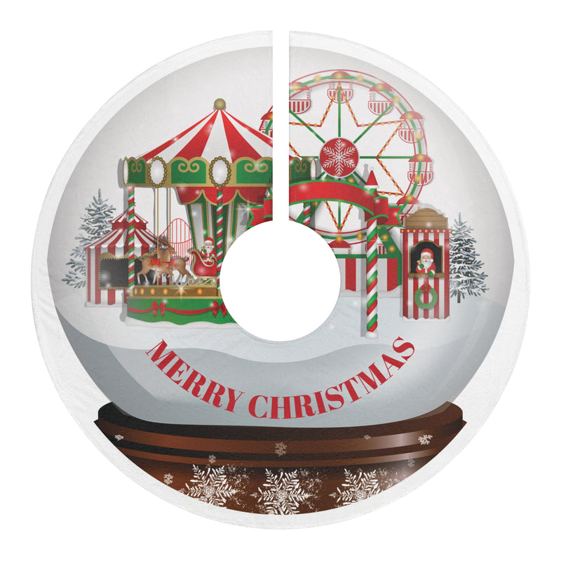 Christmas Wonderland Tree Skirt, Holiday Decor, Merry Christmas Design, Festive Home Decorations, Xmas Gift