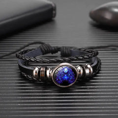 Astro Charm Braided Bracelet Unisex