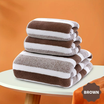 3-Piece Super Soft Absorbent Bath and Shower Towel Set