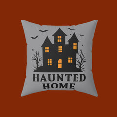 “Haunted Home Halloween Pillow | Cozy Spooky Fall Decorative Cushion”