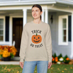 “Halloween Trick-Or-Treat Sweatshirt | Cozy Unisex Crewneck”