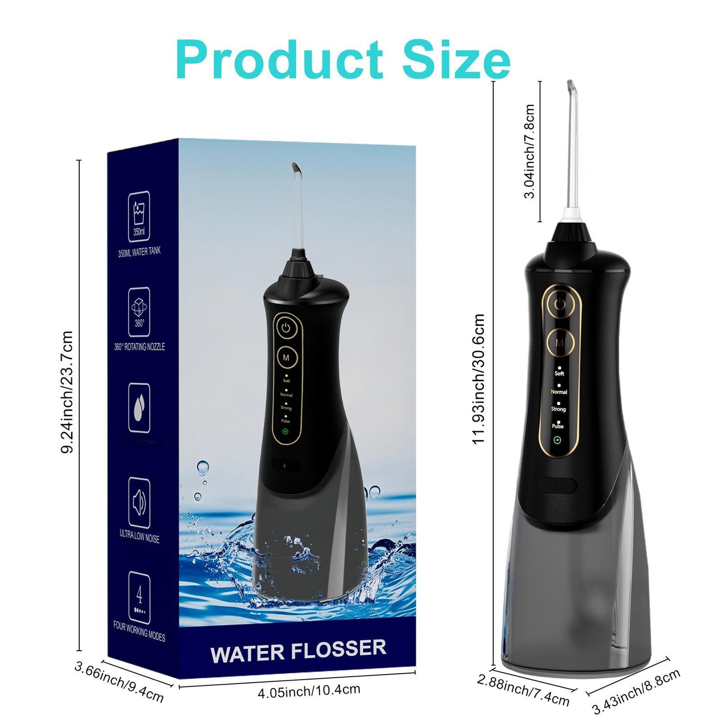 Cordless Oral Irrigator – Portable Water Flosser for Deep Teeth Cleaning