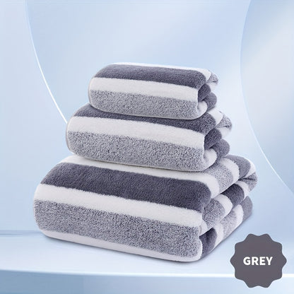 3-Piece Super Soft Absorbent Bath and Shower Towel Set