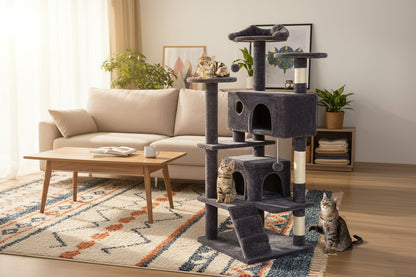 Multi Functional Cat Treehouse Cat Climbing Frame