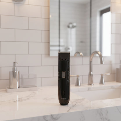 Men’s Electric Body Hair Trimmer – Waterproof, Ceramic Blades, and LED Light