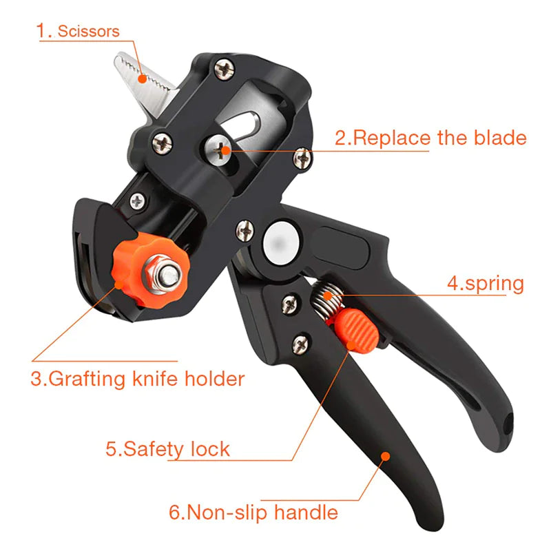 Garden Tree Pruner & Grafting Tool Kit