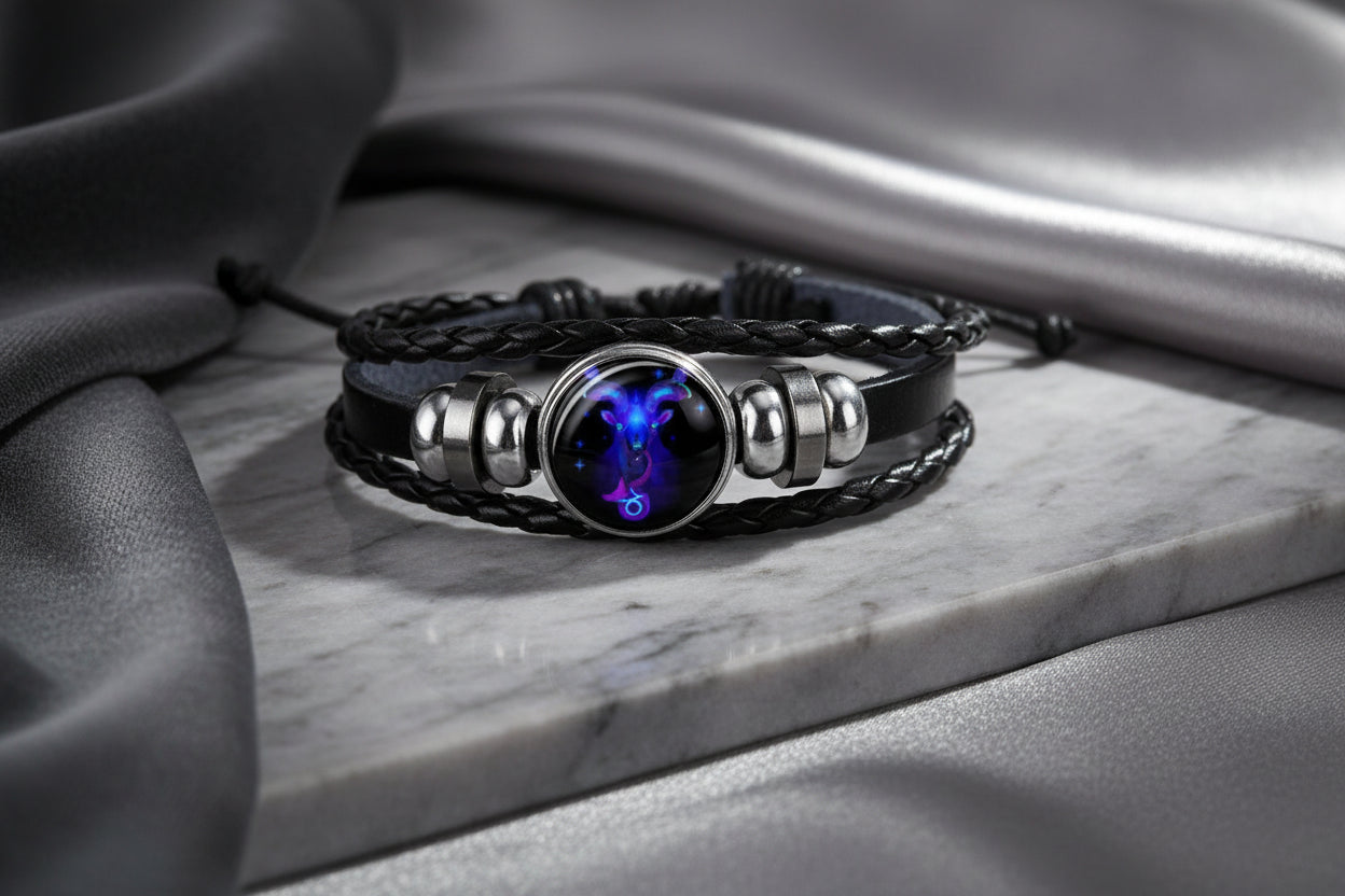 Astro Charm Braided Bracelet Unisex