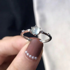 Elegant Chalcedony Opal Ring