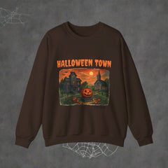 Cozy Halloween Town Unisex Sweatshirt – Spooky Fall Fashion