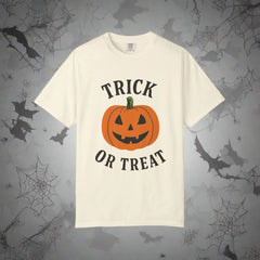 “Halloween Trick-Or-Treat T-Shirt | Pumpkin Graphic Unisex Tee”