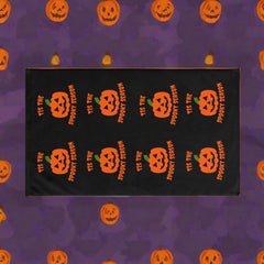 🎃 Spooky Season Pumpkin Hand Towel – Halloween Kitchen Decor