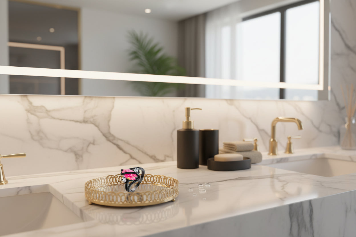 Opal Elegance Marquise Ring