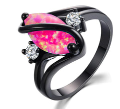Opal Elegance Marquise Ring
