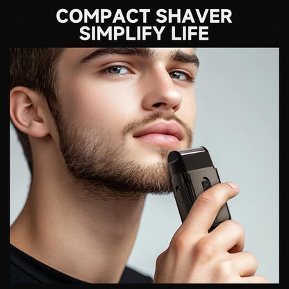 Ultra-Portable Electric Shaver with Precision Floating Blade & Pop-Up Trimmer