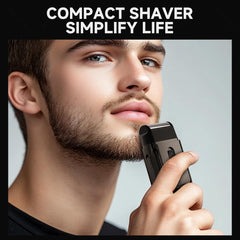 Ultra-Portable Electric Shaver with Precision Floating Blade & Pop-Up Trimmer