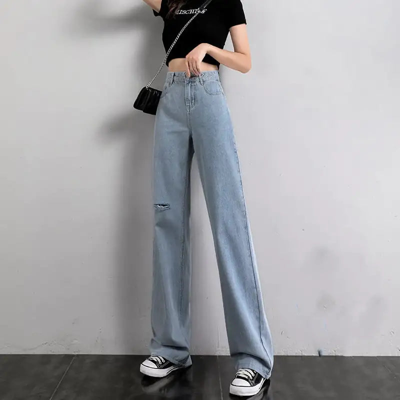 Women's Chic Summer Wide-Leg Jeans