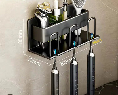 Bathroom Wall Organizer for Toothbrush & Cup