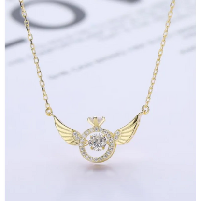 Seraphic Charm Necklace – Elegant Minimalist Jewelry for Her