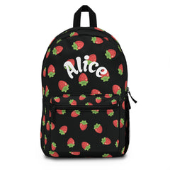 Cute Strawberry Pattern Backpack – Personalized Just for You