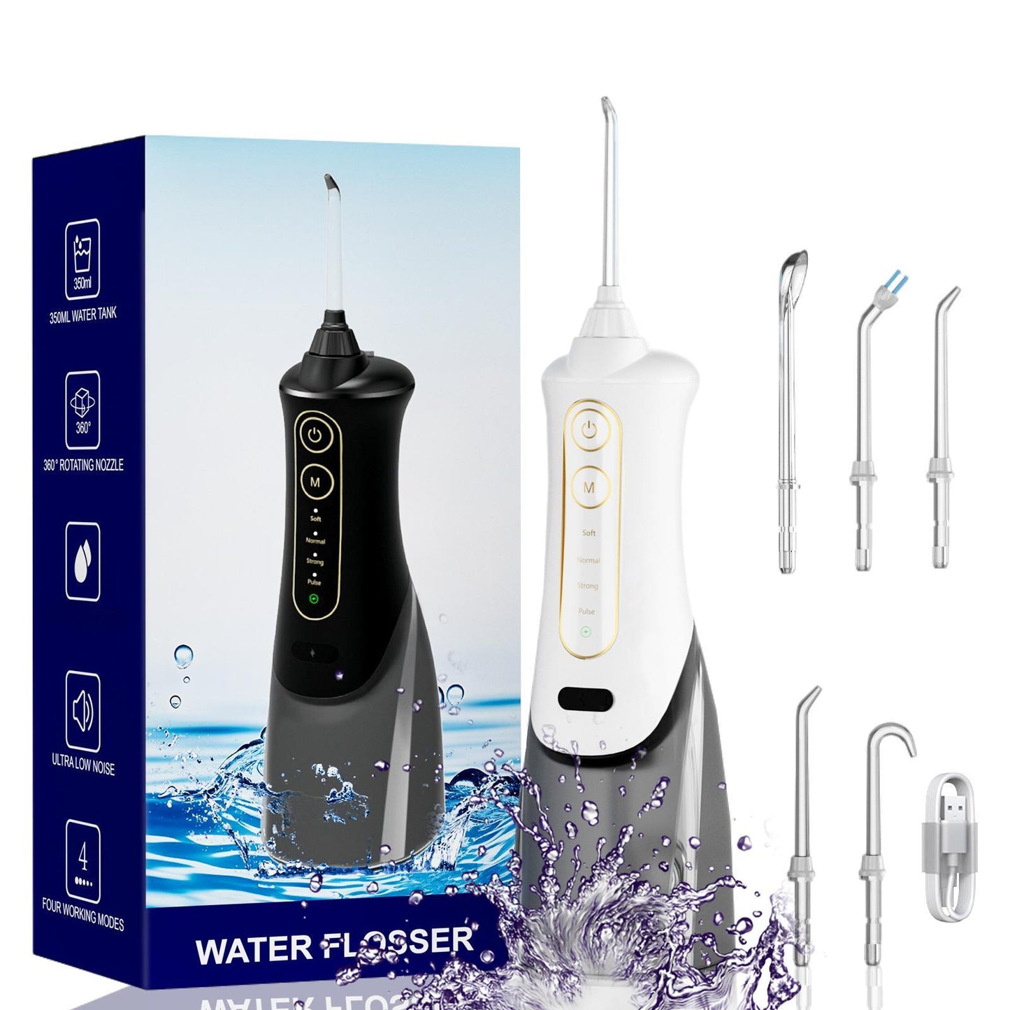Cordless Oral Irrigator – Portable Water Flosser for Deep Teeth Cleaning